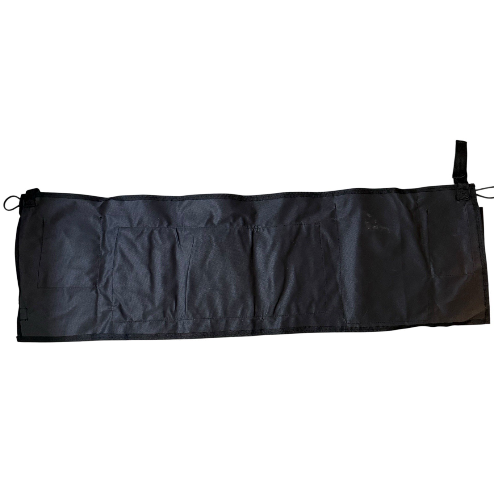 Tough Sturdy Tool Craft Canvas Organizer Mounts on Wall Black