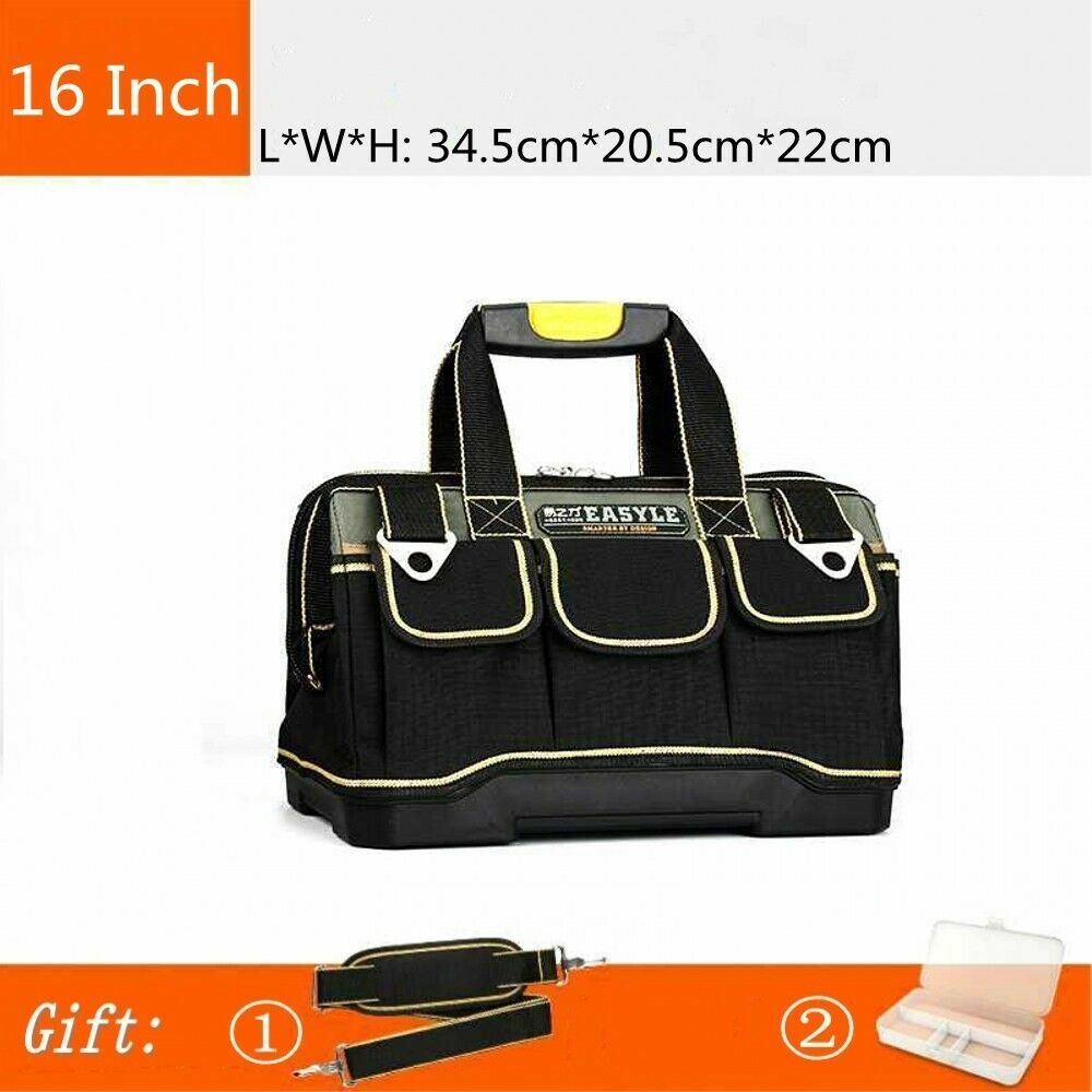 New Tool Bags 13″ 16″ 18″ 20″ 1680D Oxford Cloth Electrician Bag Top Wide Mouth