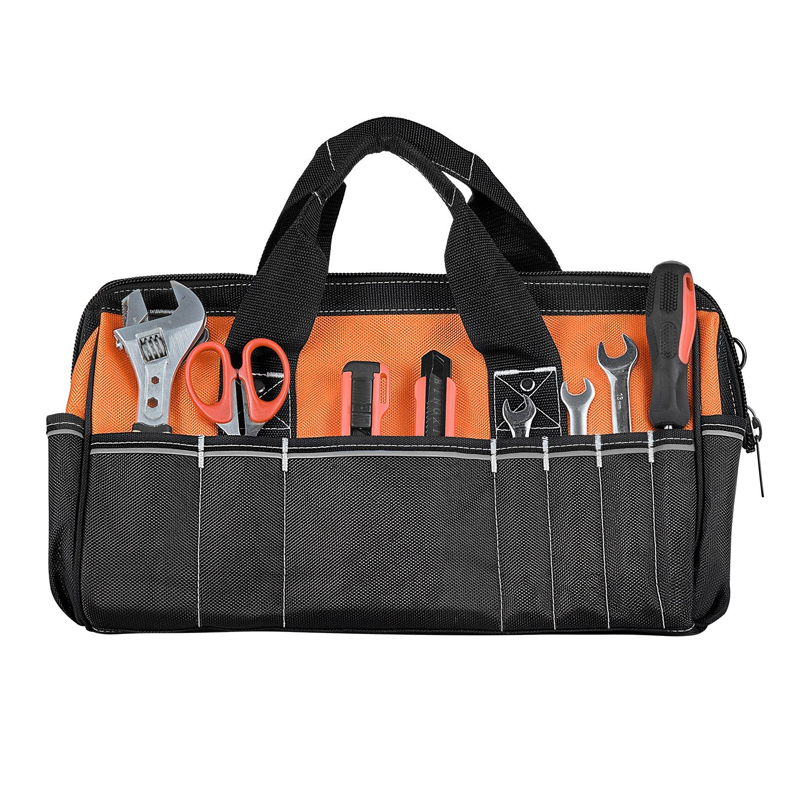 15.7″ Tool Bag 33-Pocket Toolbox Organizer w/ Shoulder Strap