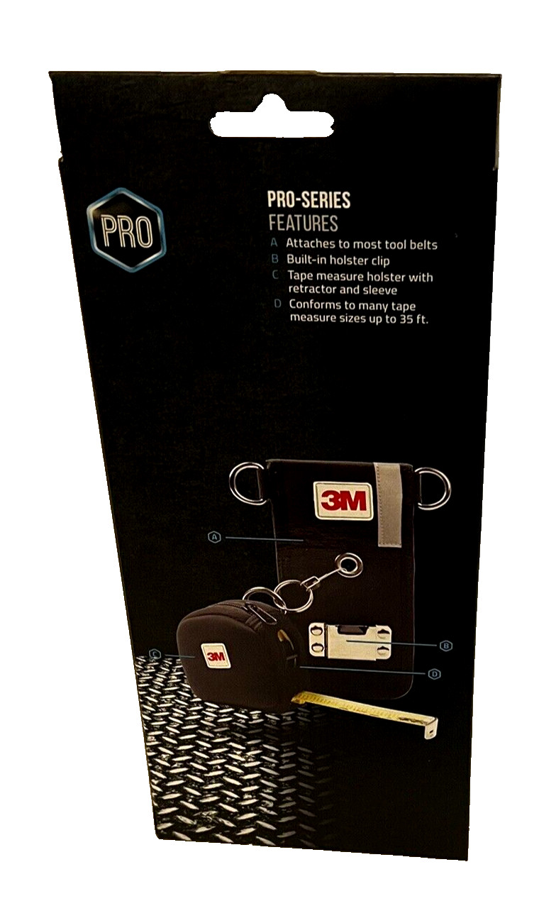 3M Tape Measure Sleeve & Holster Pro Series Retractable