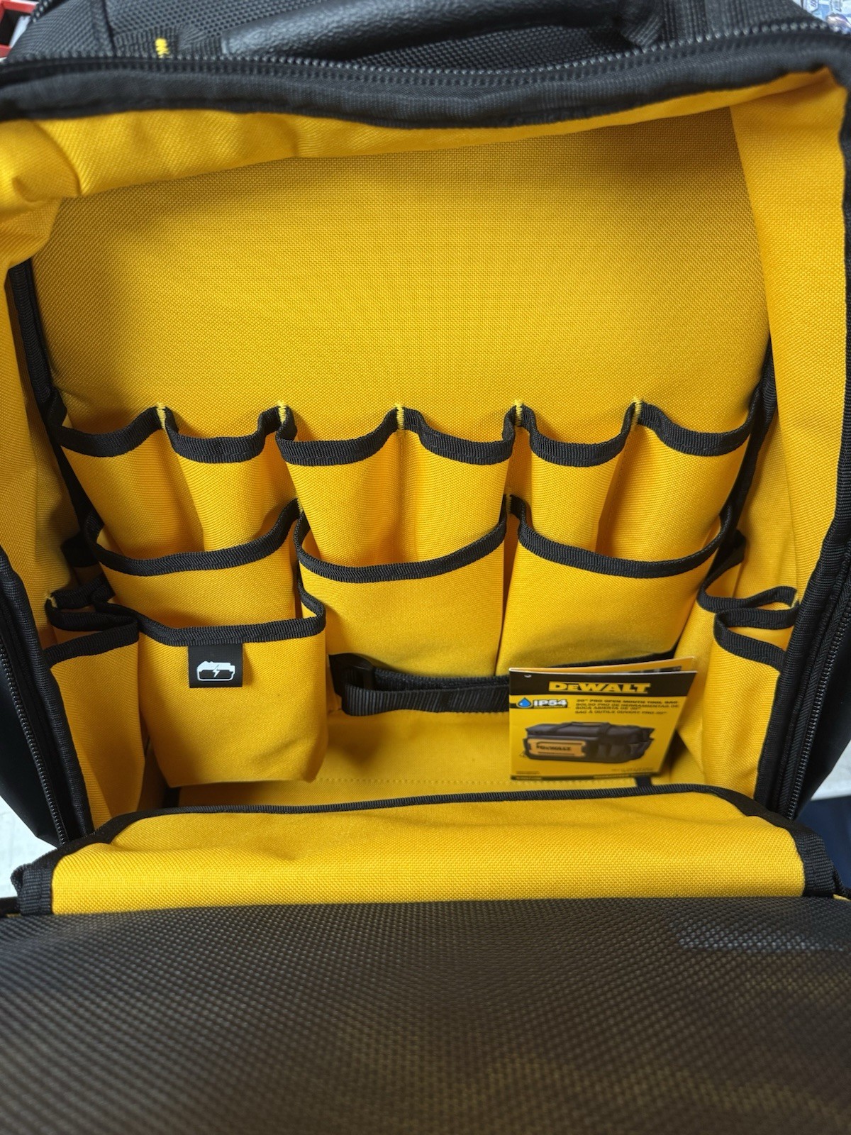 DeWALT Tool Backpack NEW Water/Dust Resistant
