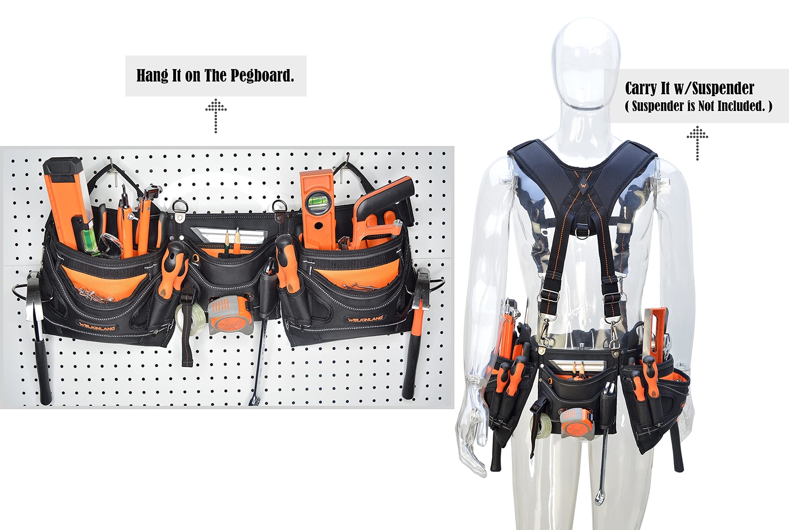 18pockets Carpenter Tool Belt Carpenter’s Tool Belts Construction Tool Pouch Hva