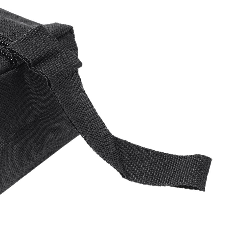 600D Oxford Canvas Hand Tool Bag Screw Nails Drill Bit Metal Parts Storage for C