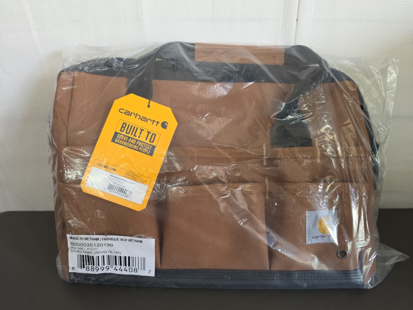 Carhartt 14 Inch Heavyweight Tool Bag with 26 Pockets, NWT