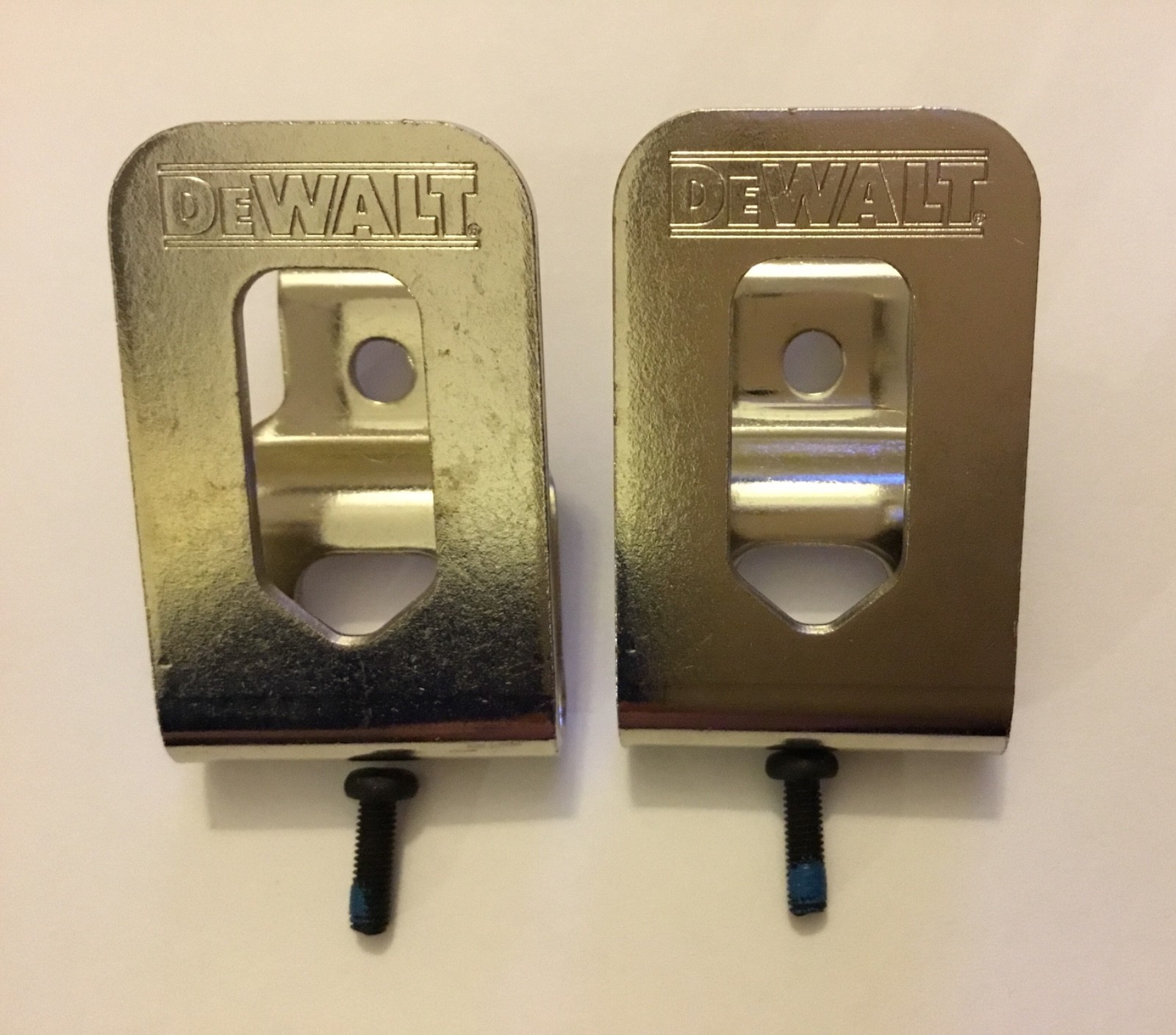 2 New Dewalt N268241 20V Belt Clips Hooks for DCF887, DCD996, DCF885, DCD771 etc