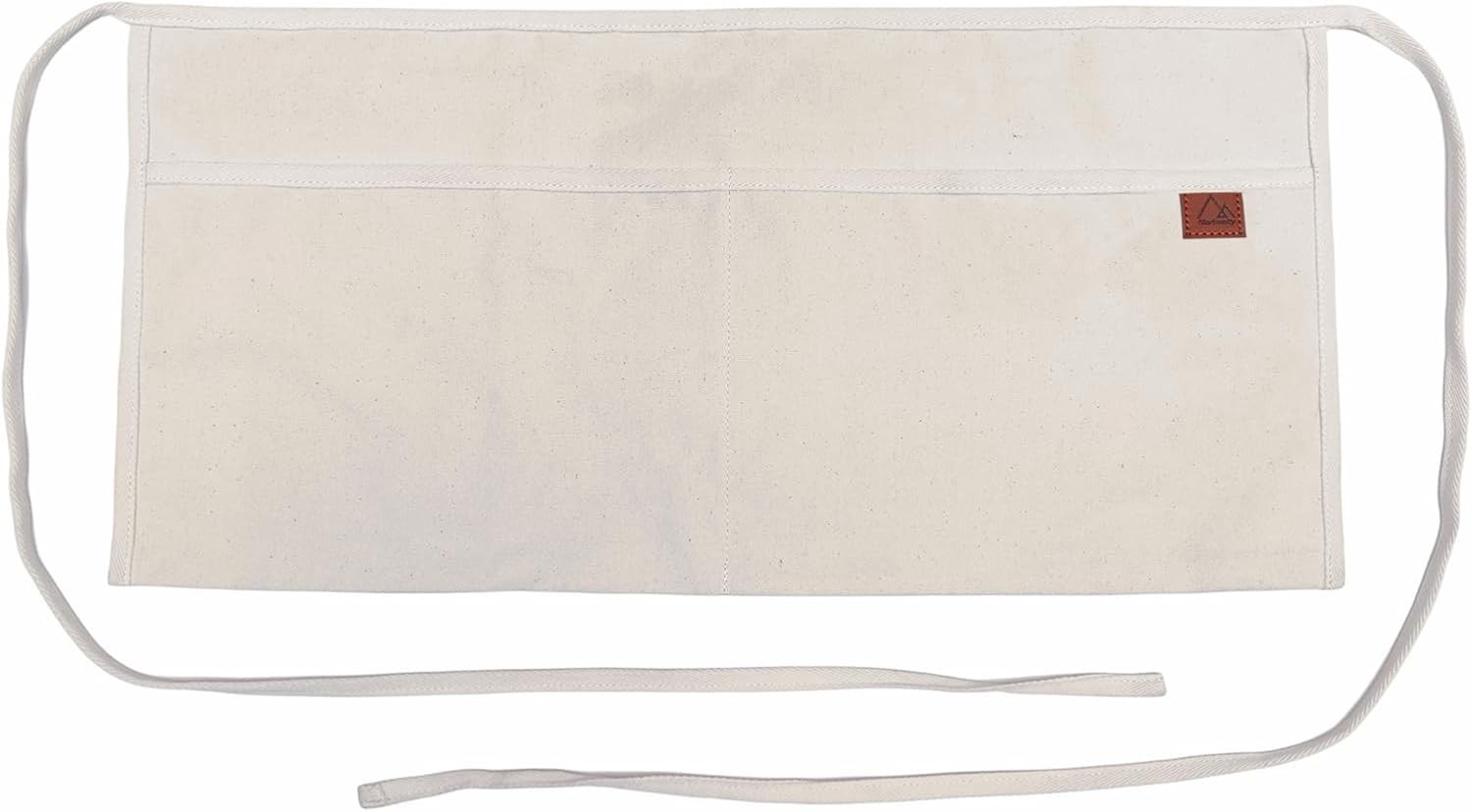 2 Pocket Canvas Work Waist Apron Unisex Tool Utility Apron Tool Belt Woodworkers