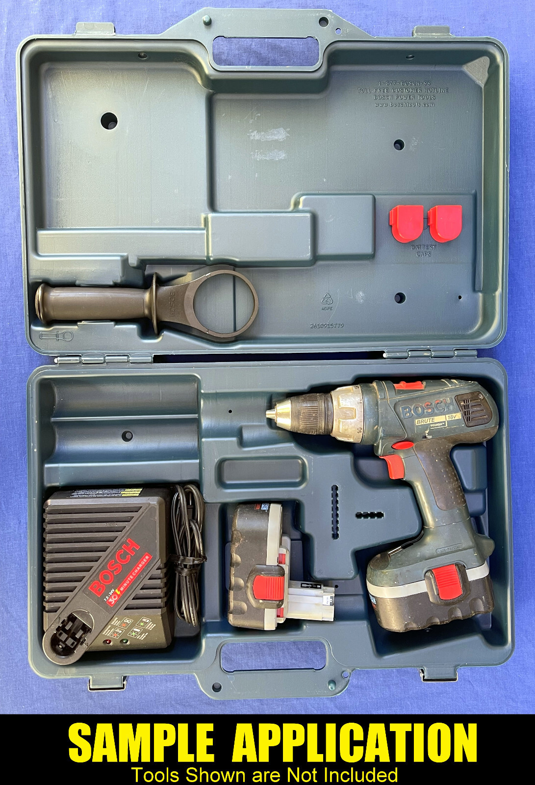 NOS ✅ GENUINE BOSCH TOOL CASE LARGE 20″ x 14″ OEM 2610915779 for BRUTE 18V DRILL