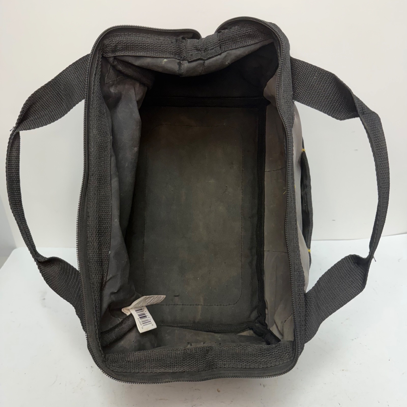 AWP 0552595 13″ Tool Bag Gray Black Yellow 3 Pocket Heavy Duty Storage