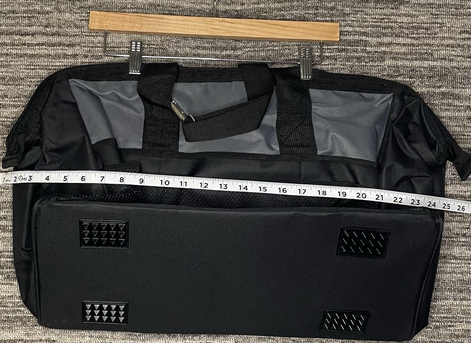 Kraft Tool WL102 Tool Bag – Black/Gray Nylon, 12 Pockets, NWT in Original Bag