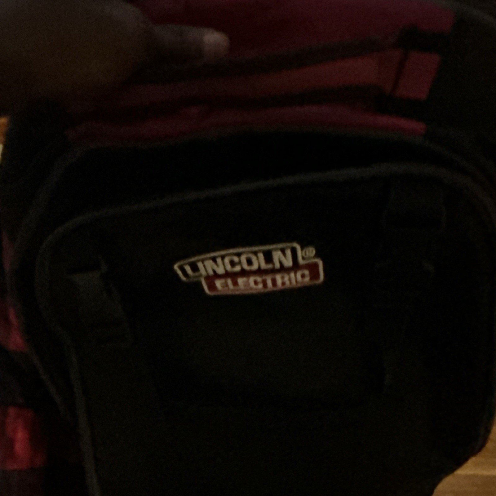 Lincoln Electric Tool Backpack Black and Red Durable Storage Bag 1 Item