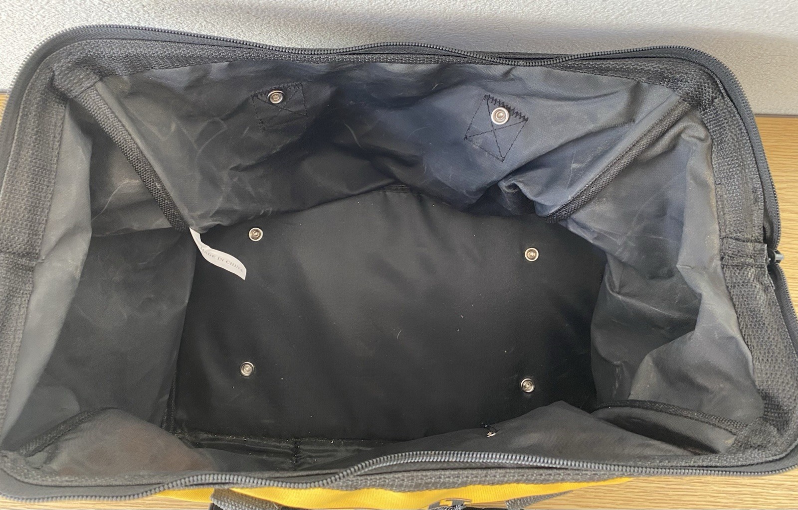 DEWALT Heavy-Duty Tool Bags-Black/Yellow-Large~15” and Small~11”-Lot of 2