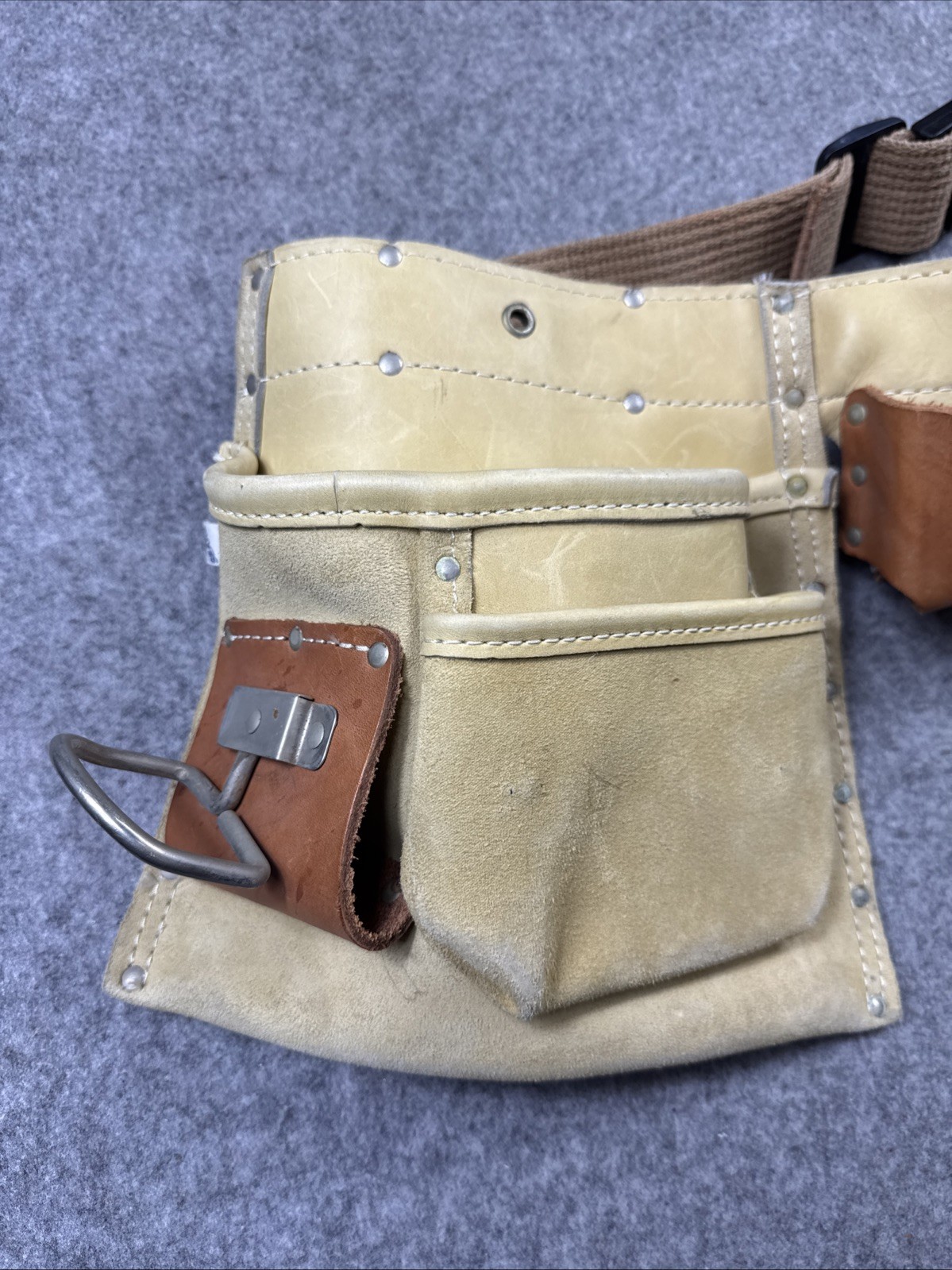 Sears Craftsman Vintage Leather Cowhide Adjustable Tool belt/Apron 937543