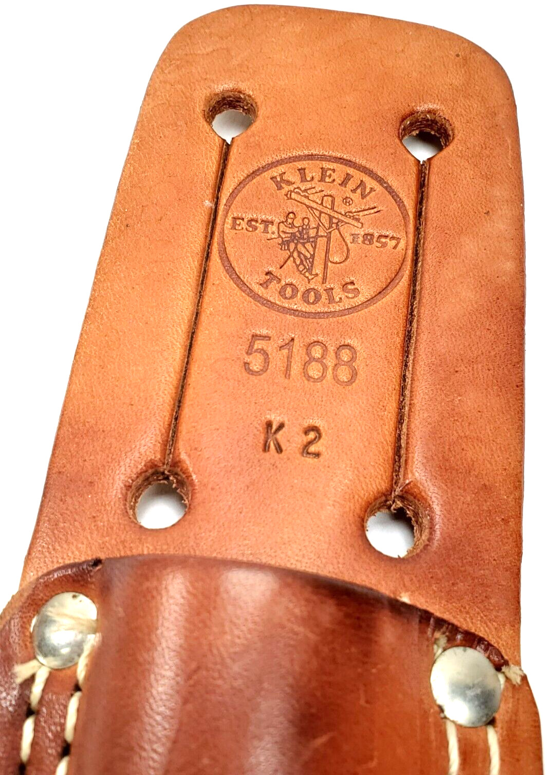 VTG KLEIN TOOLS Leather Tool Sheath Klein 5188 K2 Klein Knife Pouch Belt Sheath
