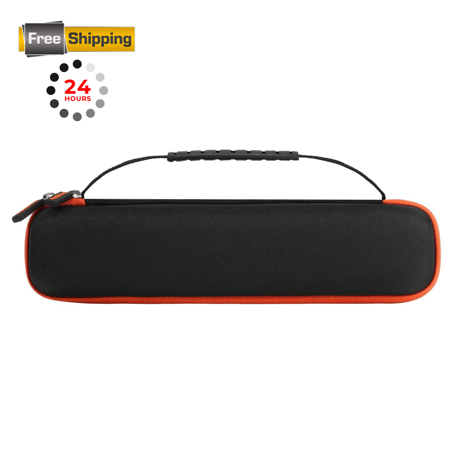 PCGDFly Tools Storage Case for Klein L12*W 2.5*H 2 inches, Black with Orange