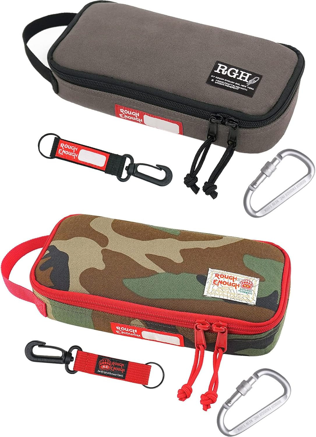 Compact Zipper Tool Bag Pouch with Handle for Easy Carrying – Rough Enough