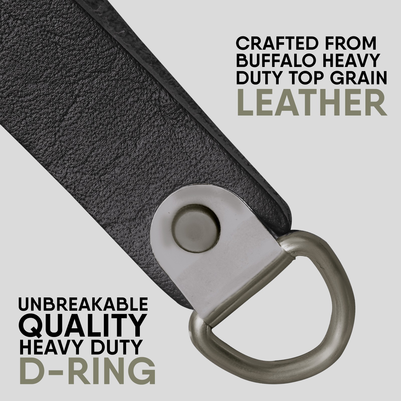 Trutuch Black Leather Tool Belt with Suspender | 18 Pockets | Framers Tool Belt