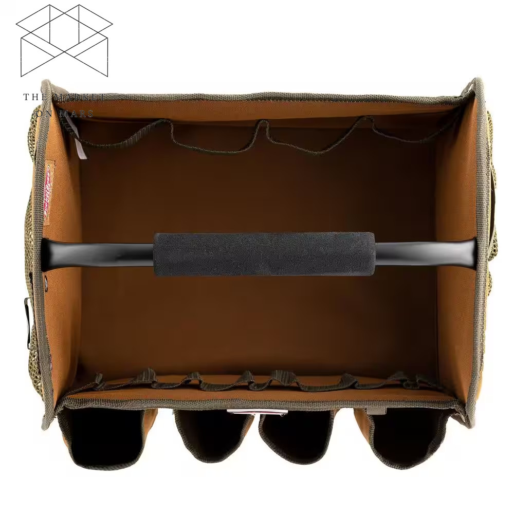 12 In. Open Top Tool Tote Bag Total 9 pockets