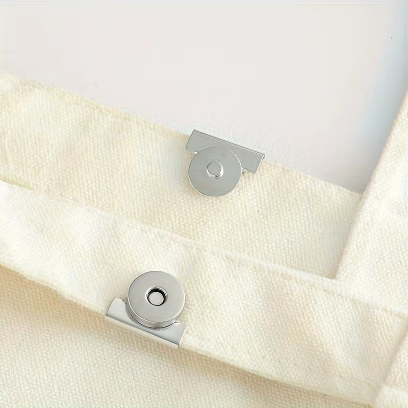 8-Piece Bag Snap Accessories Magnetic Buckle, Bag Snap Hidden Button Seam-Free B