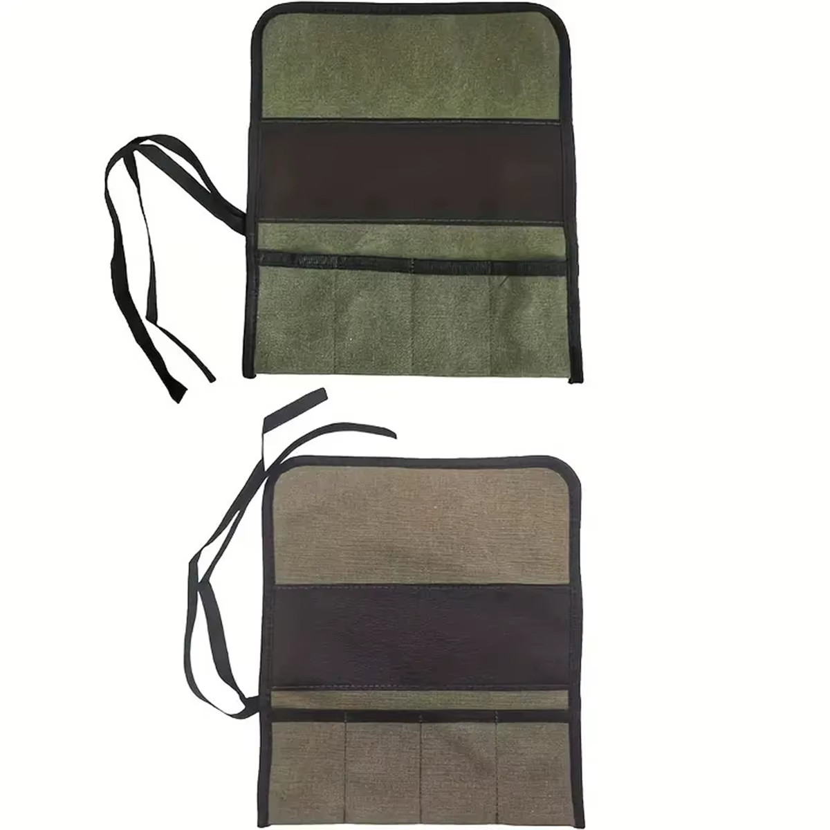 Multiple Pocket Multi-Purpose Roll up Tool Bag Oxford Cloth Wrench Pouch Screwdr