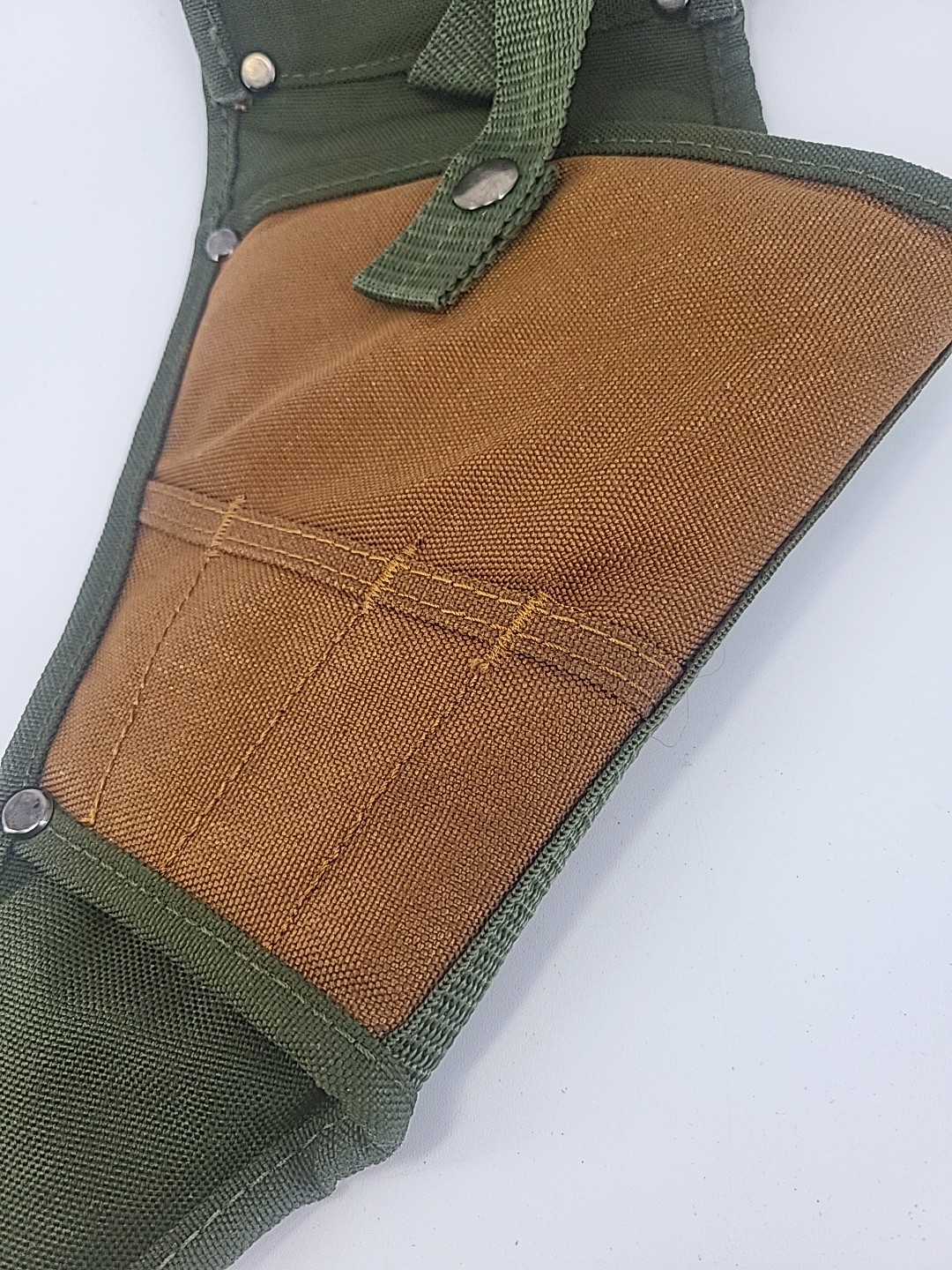 Duck Wear Bucket Boss Canvas Drill Holster Pouch Tool Holder Green Brown