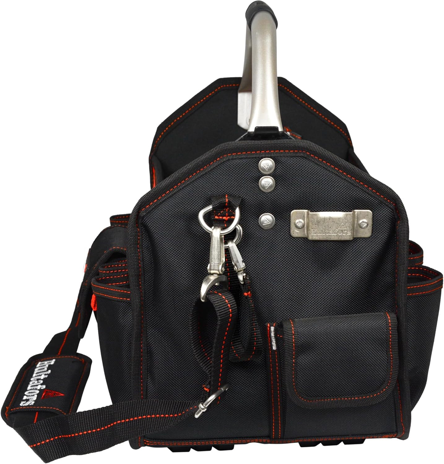 Heavy Duty Open-Top Tool Carrier with 32 Pockets and Durable Base Pad Feet