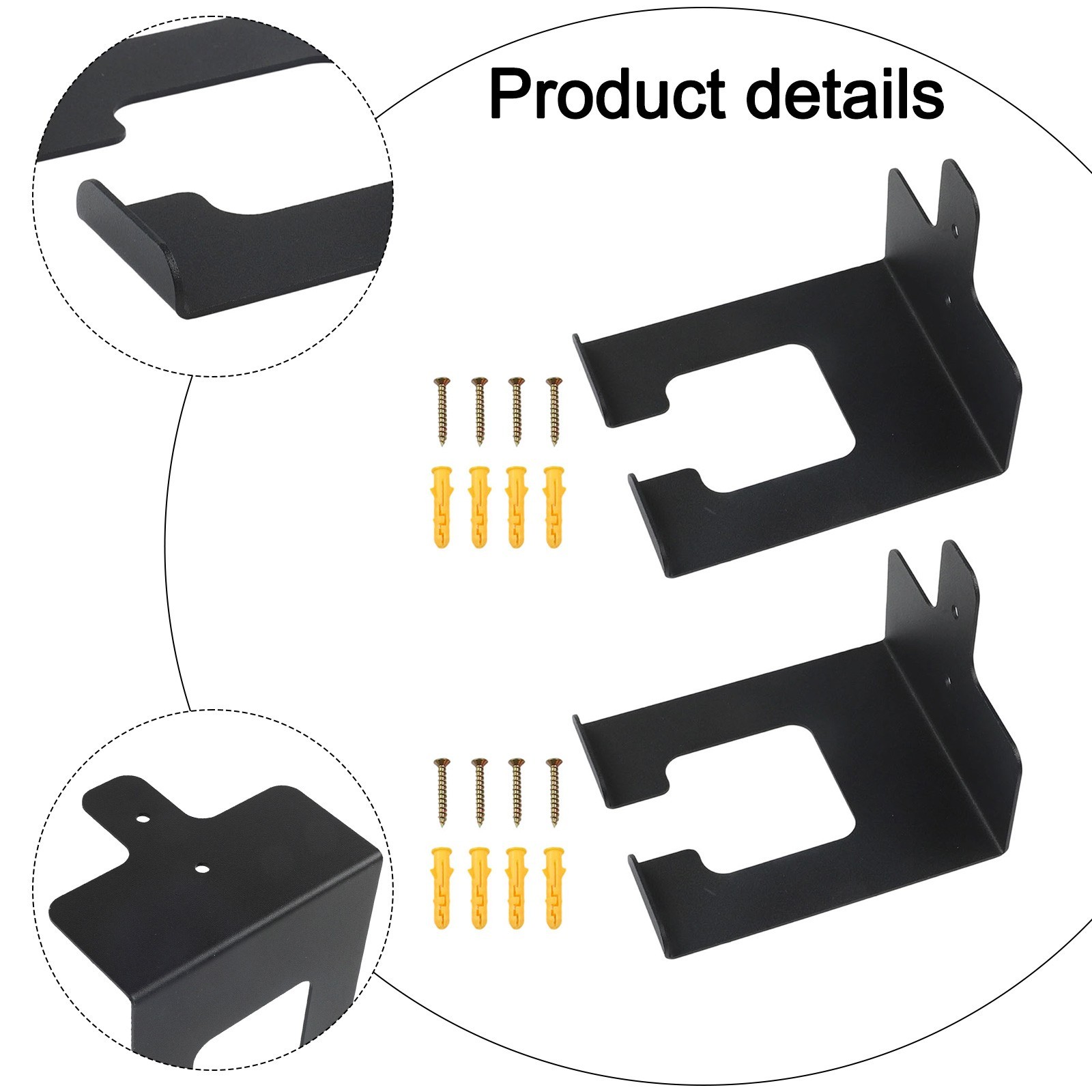 Heavy Duty Wall Mounted Tool Organizer Rack for Garden Equipment and Sports