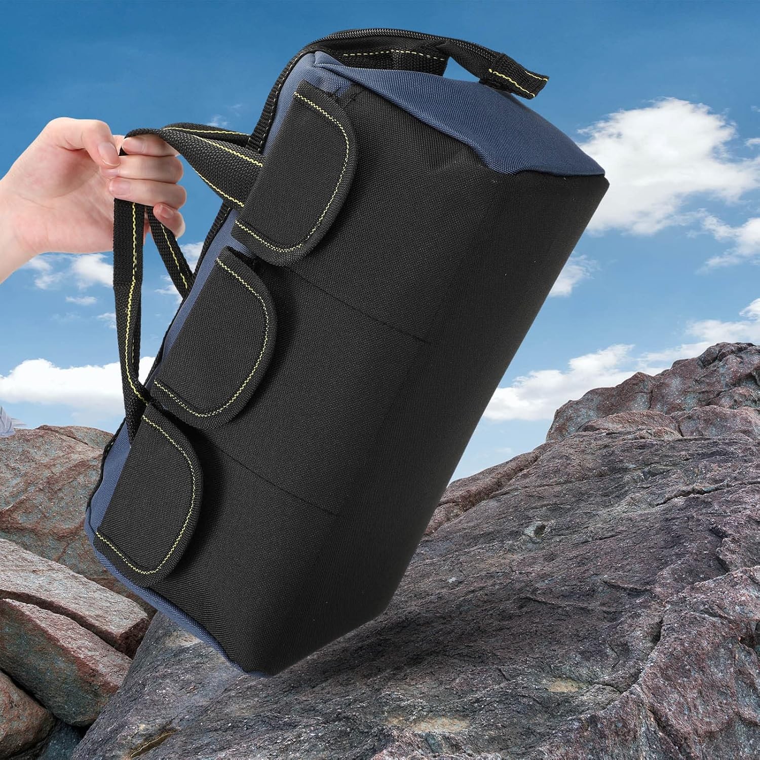 3 Pack Tool Bag for Men with Waterproof Hard Bottom, Heavy Duty Tool Bag
