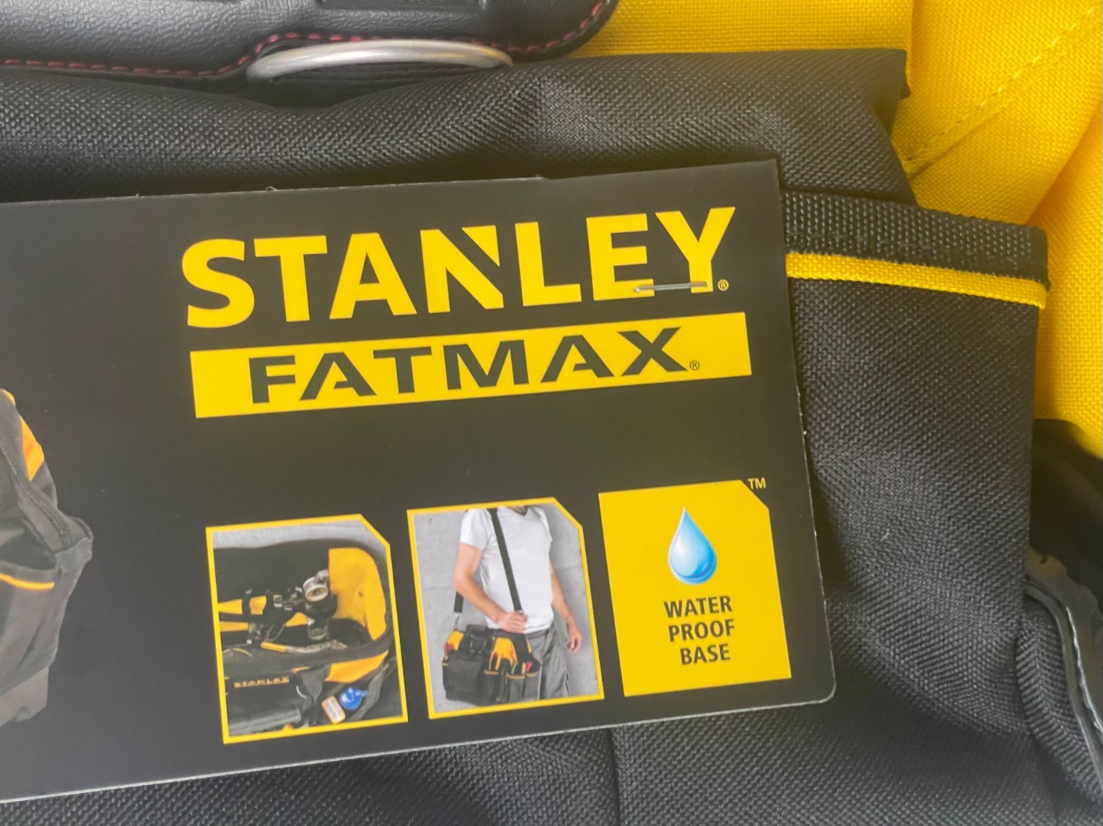 Stanley FatMax Technician Tool Bag Heavy Duty Hard Base Organizer NEW 18″