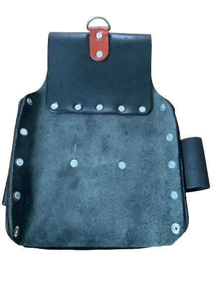 Leather Heavy Duty Electrician Carpenters Tool Pouch Waist Multi Storage Bag