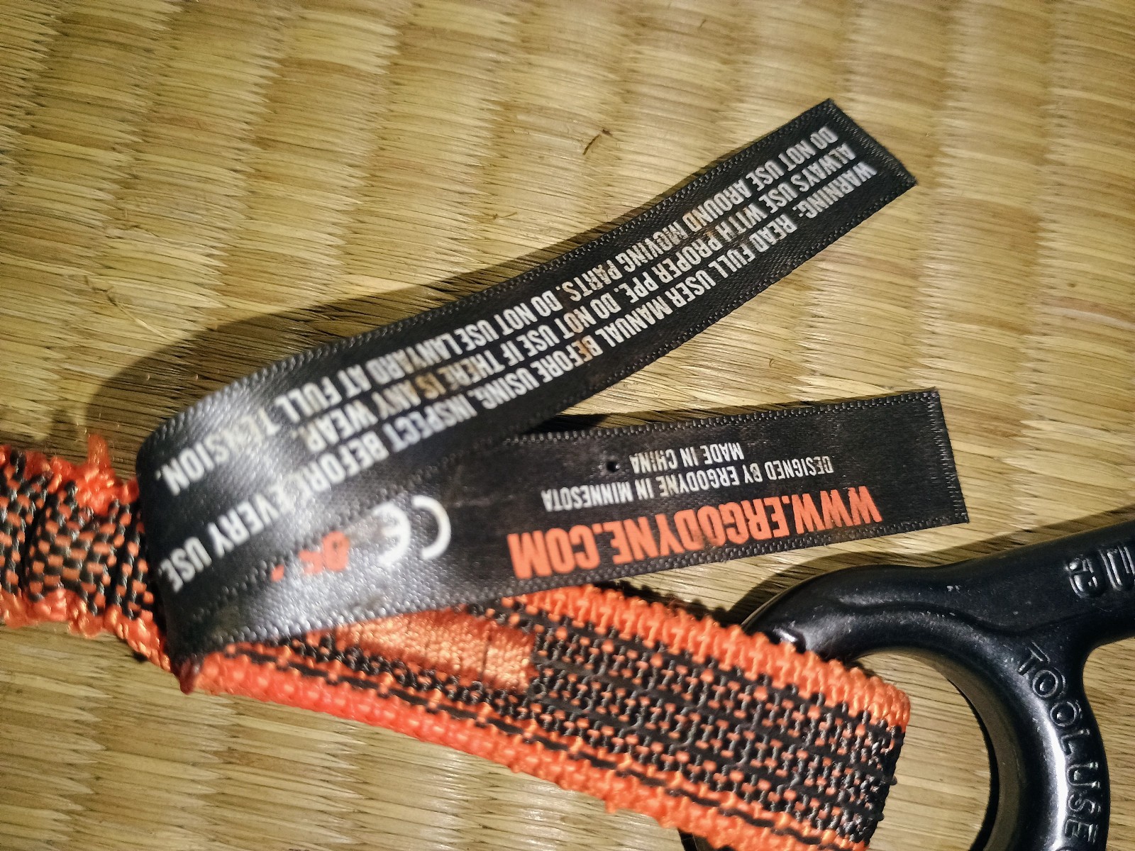 Ergodyne Squids 3110FX 10Lbs Standard 2 Carabiner Tool Lanyard, ~30 inches long
