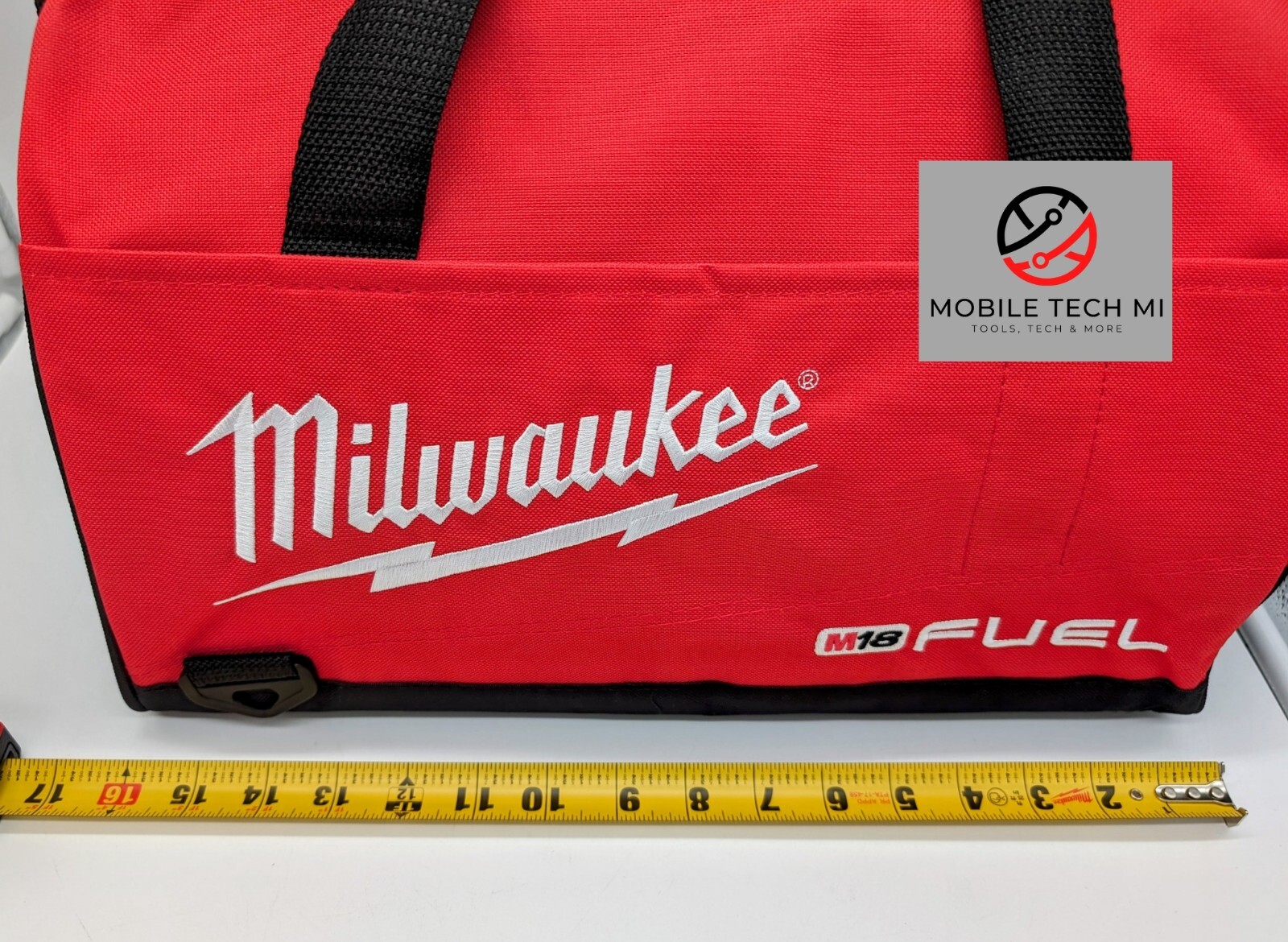 Genuine Milwaukee FUEL M18 16” Heavy Duty Contractors Tool Bag 16” x 10” x 10”