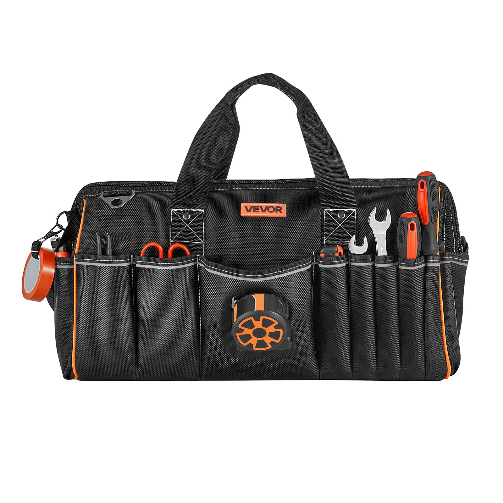 20″ Tool Bag 33 Pocket Large Tool Organizer Storage w/Shoulder Strap