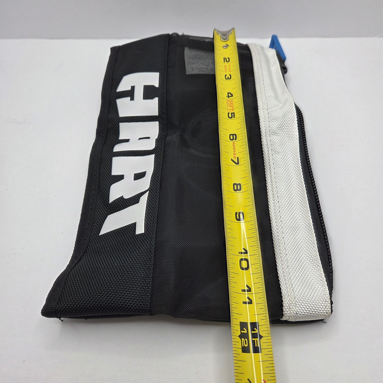 HART Tool Pouch Zippered Storage Bag HSZPW1 12×7 Black Blue Heavy Duty Utility