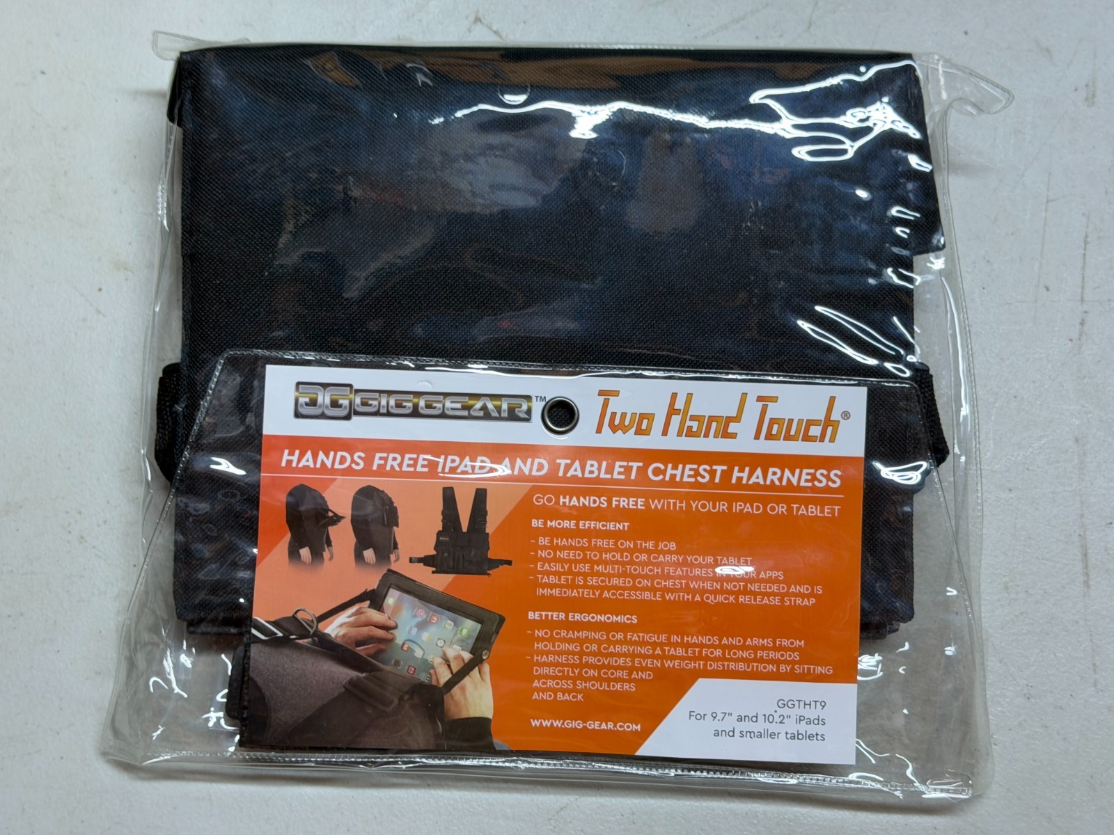 Gig Gear Two Hand Touch Chest Rig Harness Tool Belt iPad and Tablet Video Tech