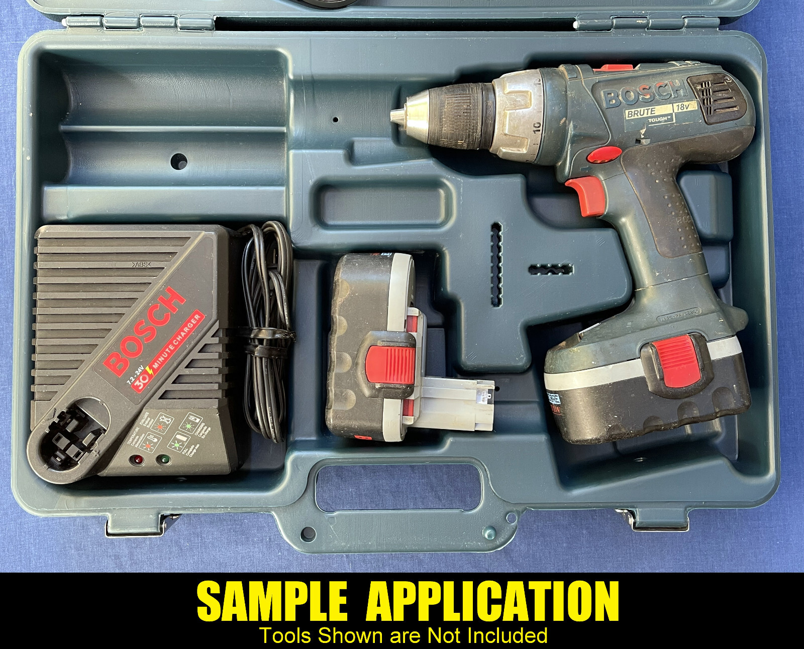 NOS ✅ GENUINE BOSCH TOOL CASE LARGE 20″ x 14″ OEM 2610915779 for BRUTE 18V DRILL