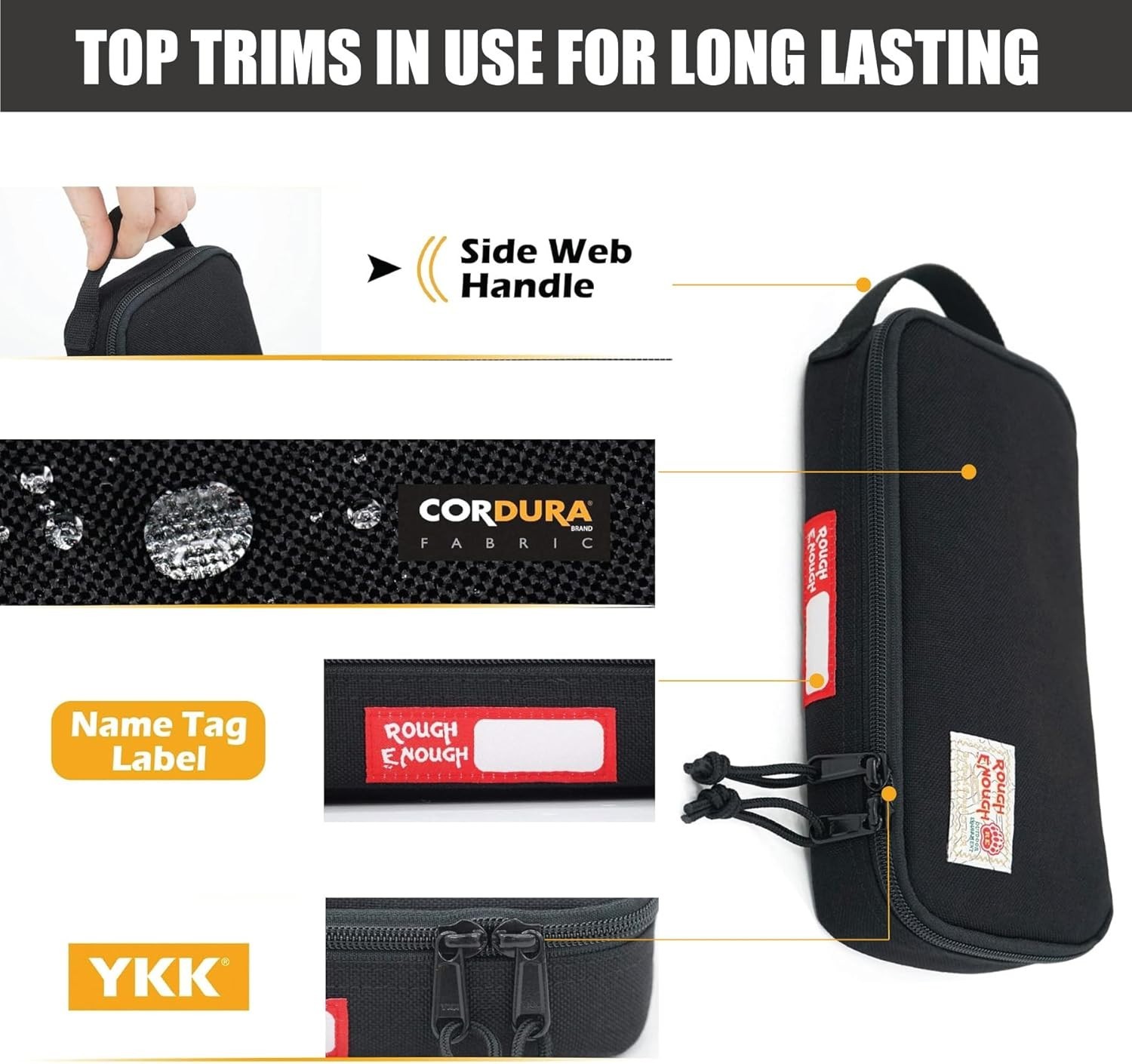 Rough Enough Small Tool Bag Pouch Box EDC Organizer Storage Case for Accessor…