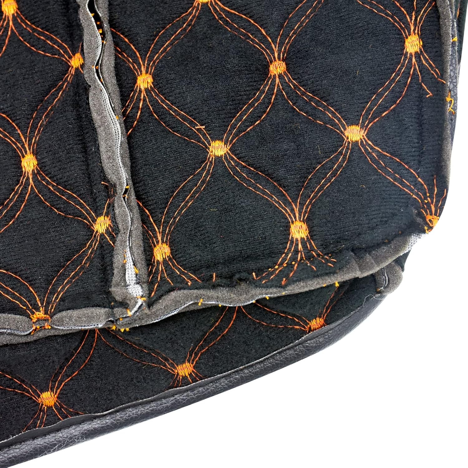 King Tour Pack Liners Orange Thread Stitching Touring Pak Inserts Fit for Harley