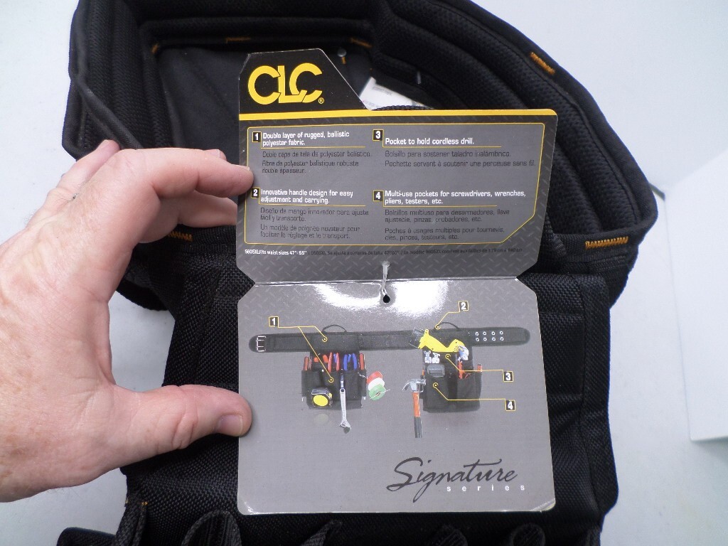 CLC Custom Leathercraft 5609 3 Piece Electrical Combo Tool Belt, 20 Pocket