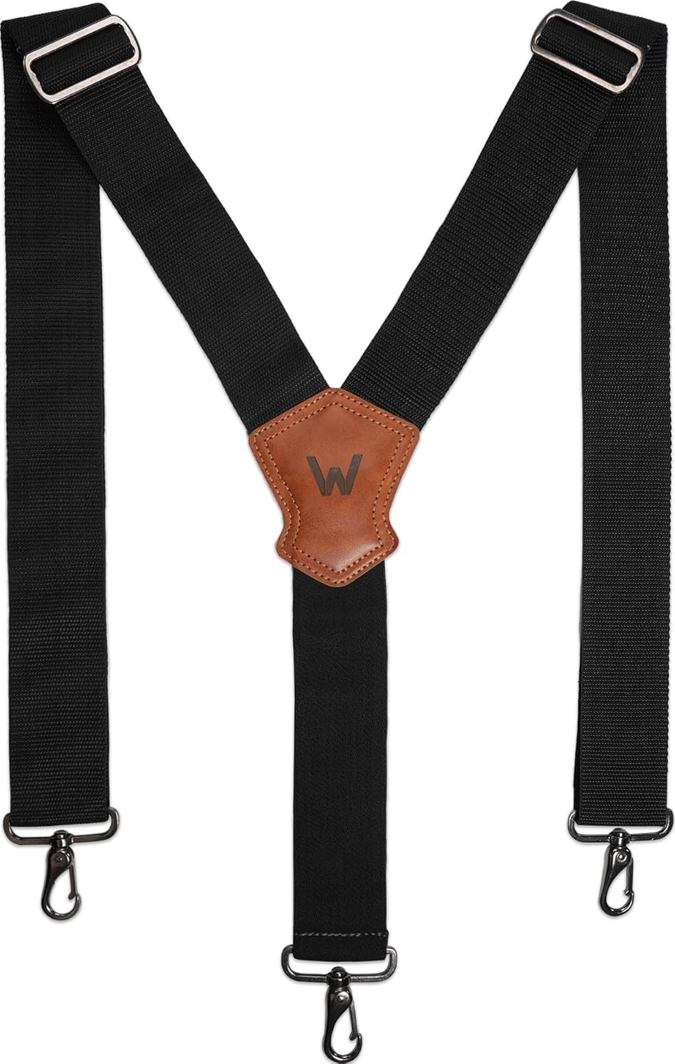 WELKINLAND 2Inch Y-Back Mens Suspenders, Heavy-Duty Suspenders Y Back, Wide…