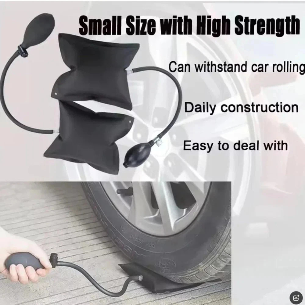 New Car Door Window Open Air Bag Pump Wedge Pad Entry Inflatable Shim Tools…..