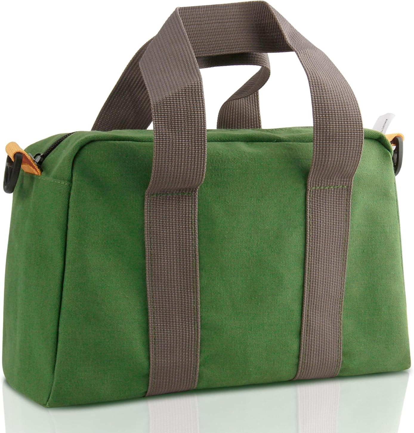12″ Canvas Tool Bag Zipper Storage Tote Organizer Electrician Gardening Green