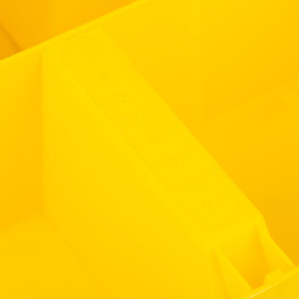 Bucket Boss – Stacker Small Parts 1 Count (Pack of 1), Yellow