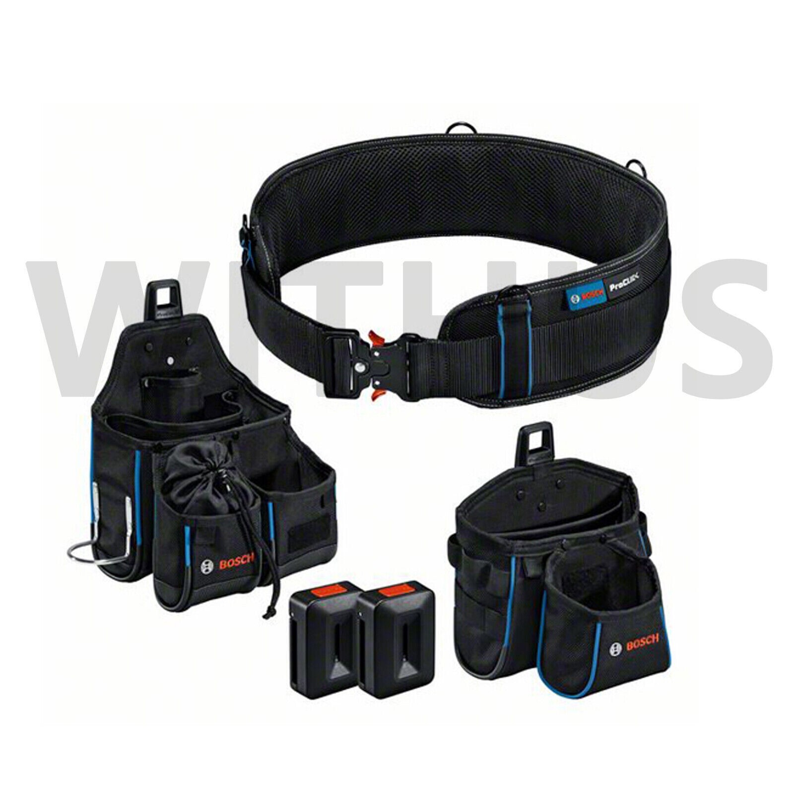Bosch Professional Tool Belt 108 Kit Pouch/Holster ProClick High Ergonomic Fit