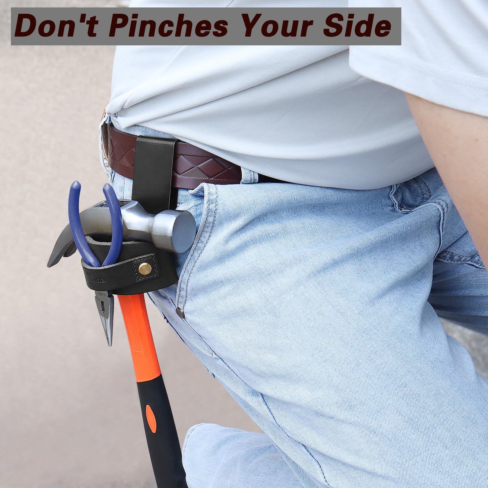 Hammer Holder For Belt Holster Loop Axe Porta Martillos De Construccion Tool