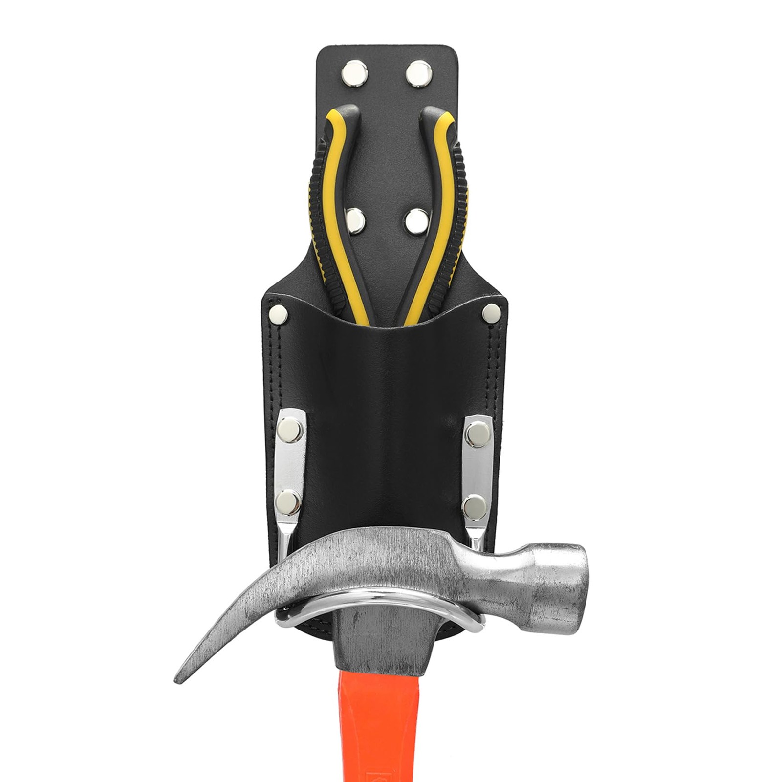 Hammer Holder Leather Heavy Duty Steel Loop Belt Tool Holster Construction