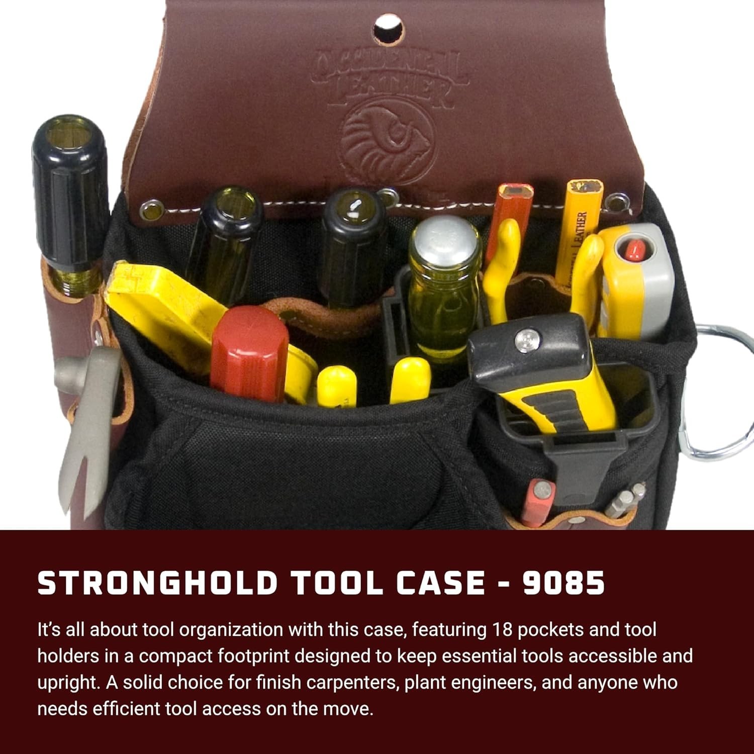 Occidental Leather 9085 Stronghold Tool Case, Black