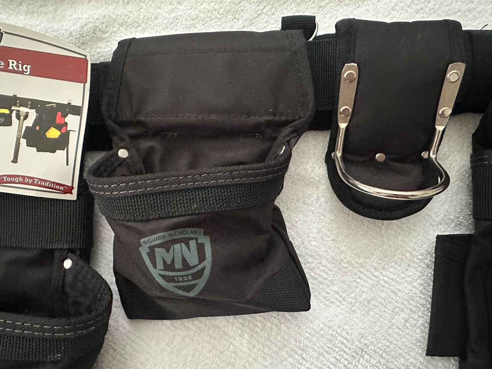 McGuire-Nicholas 5 Piece Toolbelt Rig Tool Belt Fits Up 54″ Waist NEW!