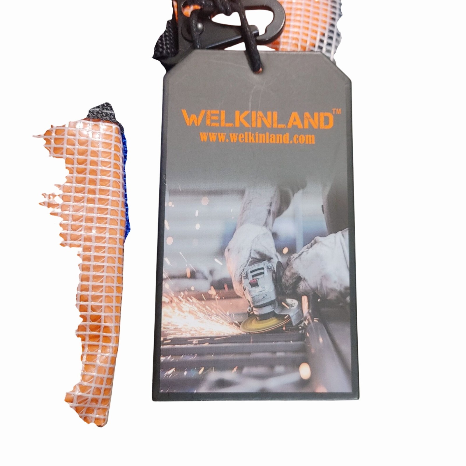 Welkinland Clear Mesh Tool Bags Heavy Duty Blue Orange Black Organize Storage