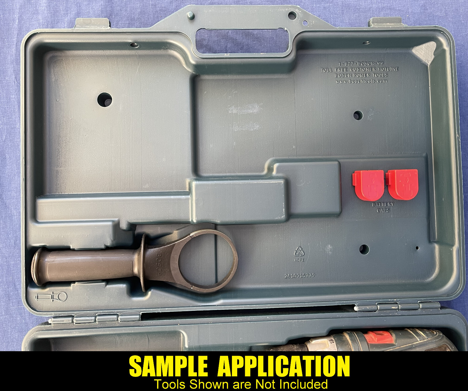 NOS ✅ GENUINE BOSCH TOOL CASE LARGE 20″ x 14″ OEM 2610915779 for BRUTE 18V DRILL