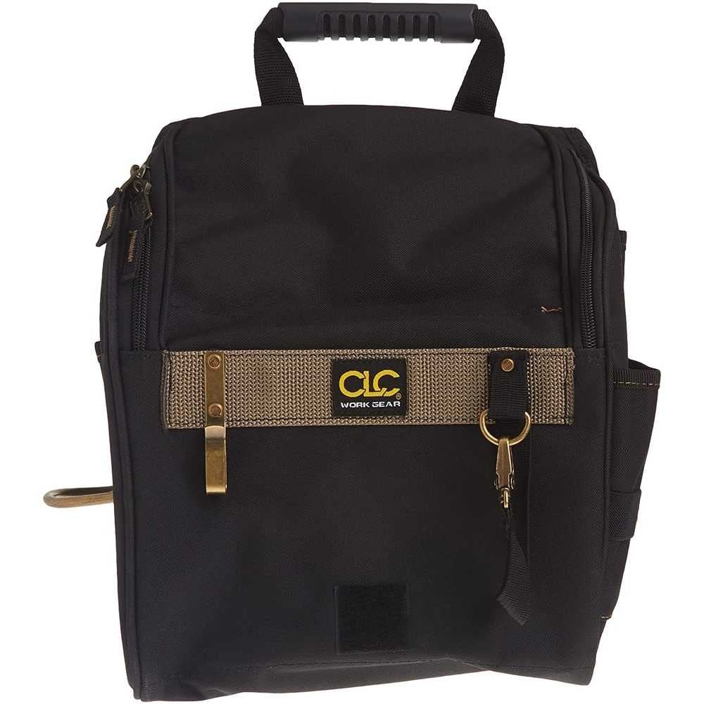 Clc Ercraft 1509 Zippered Professional Electricians Tool Pouch 21 Pocket Black